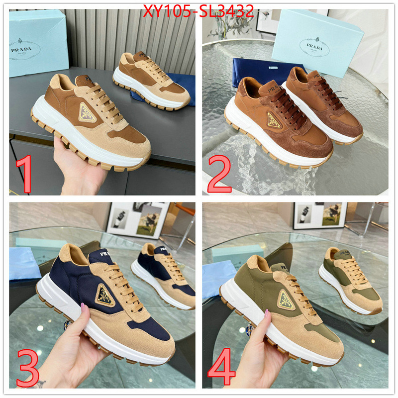 Women Shoes-Prada replica 1:1 high quality ID: SL3432 $: 105USD