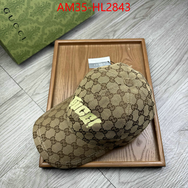 Cap(Hat)-Gucci wholesale sale ID: HL2843 $: 35USD
