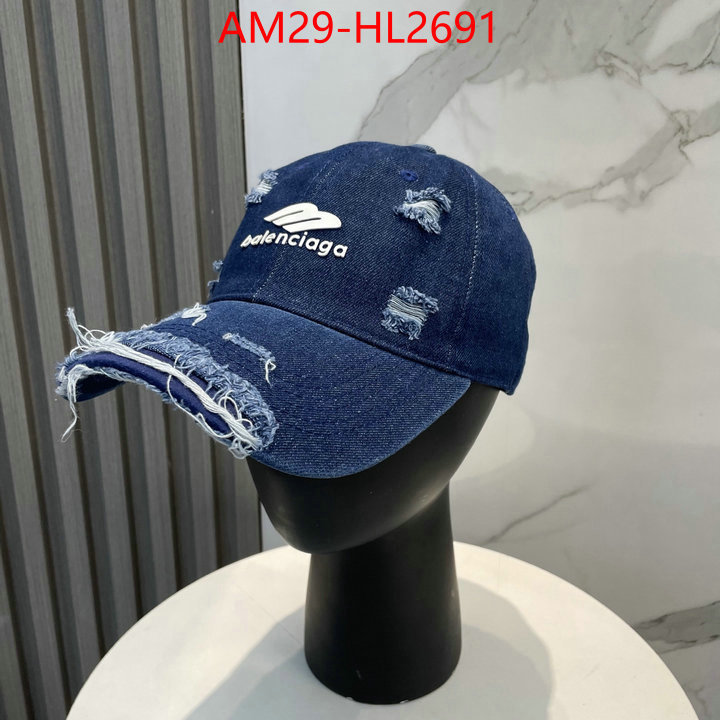 Cap(Hat)-Balenciaga styles & where to buy ID: HL2691 $: 29USD