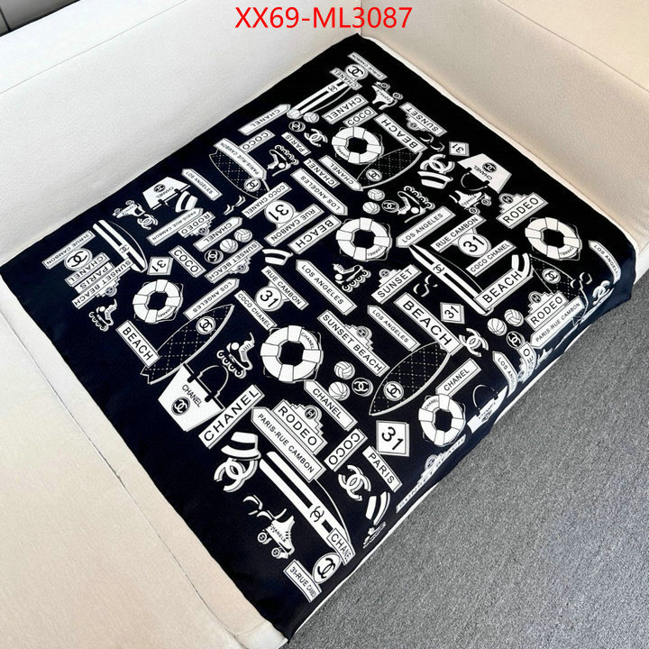 Scarf-Chanel wholesale replica shop ID: ML3087 $: 69USD