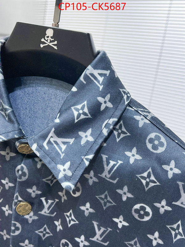 Clothing-LV aaaaa+ quality replica ID: CK5687 $: 105USD