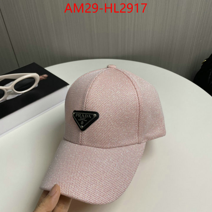 Cap (Hat)-Prada high quality replica designer ID: HL2917 $: 29USD