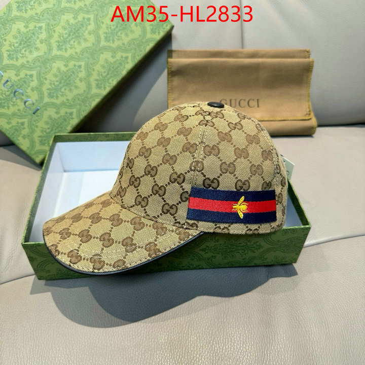 Cap(Hat)-Gucci replica wholesale ID: HL2833 $: 35USD