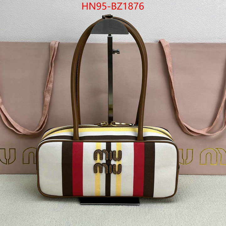 Miu Miu Bags(4A)-Handbag- counter quality ID: BZ1876 $: 95USD,