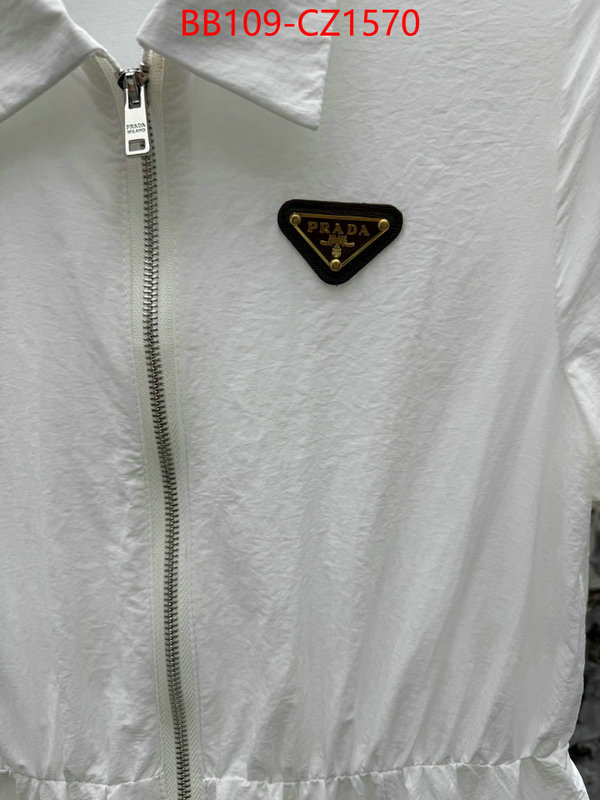 Clothing-Prada shop designer replica ID: CZ1570 $: 109USD