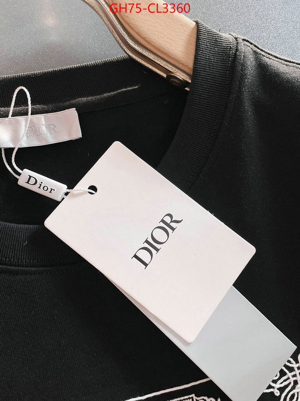 Clothing-Dior copy aaaaa ID: CL3360 $: 75USD