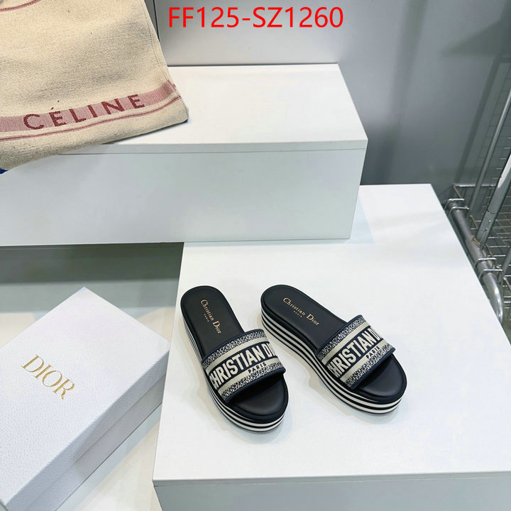 Women Shoes-Dior highest product quality ID: SZ1260 $: 125USD