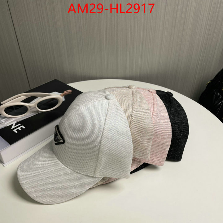 Cap (Hat)-Prada high quality replica designer ID: HL2917 $: 29USD
