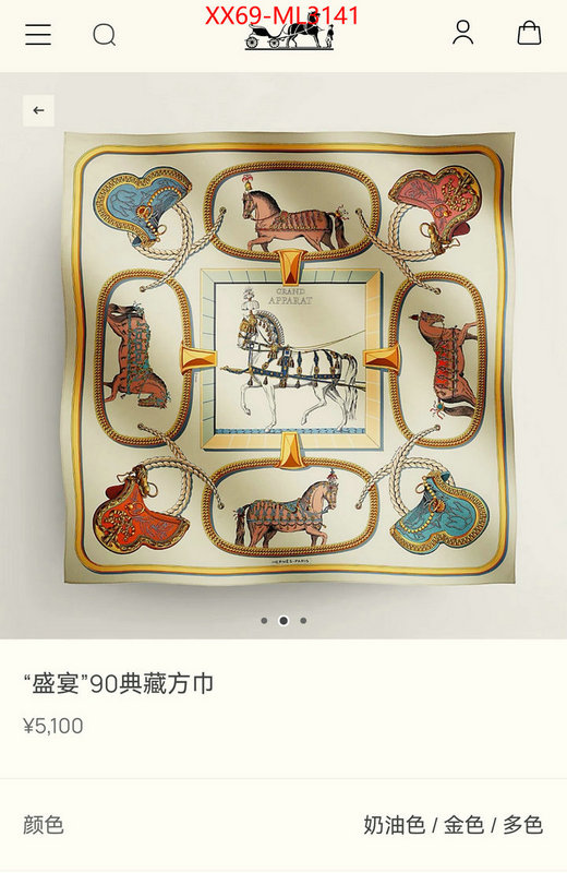 Scarf-Hermes same as original ID: ML3141 $: 69USD