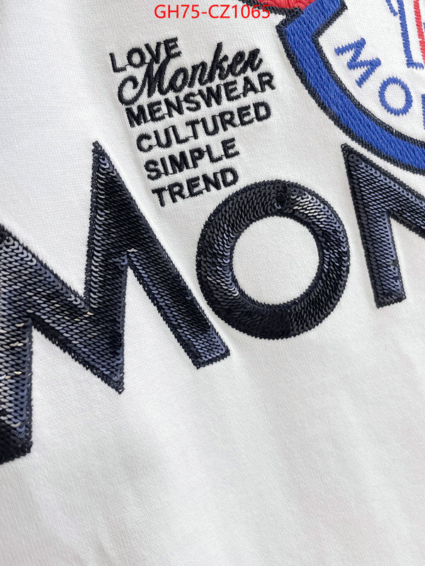 Clothing-Moncler outlet sale store ID: CZ1065 $: 75USD