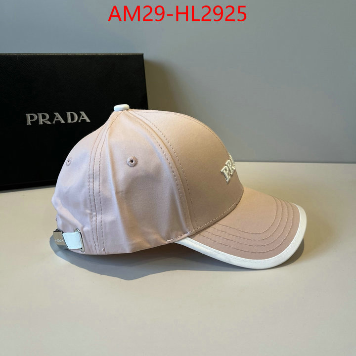 Cap (Hat)-Prada brand designer replica ID: HL2925 $: 29USD