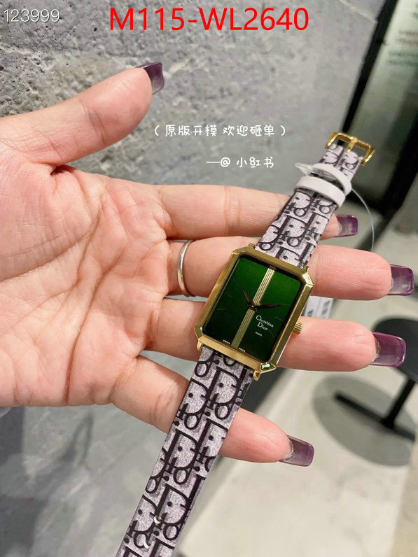 Watch(4A)-Dior best replica quality ID: WL2640 $: 115USD