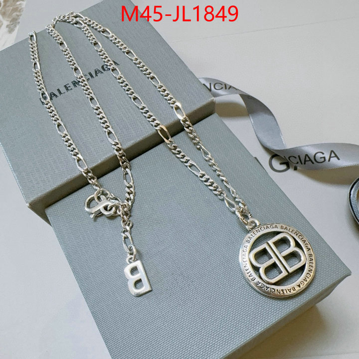 Jewelry-Balenciaga how to find replica shop ID: JL1849 $: 45USD