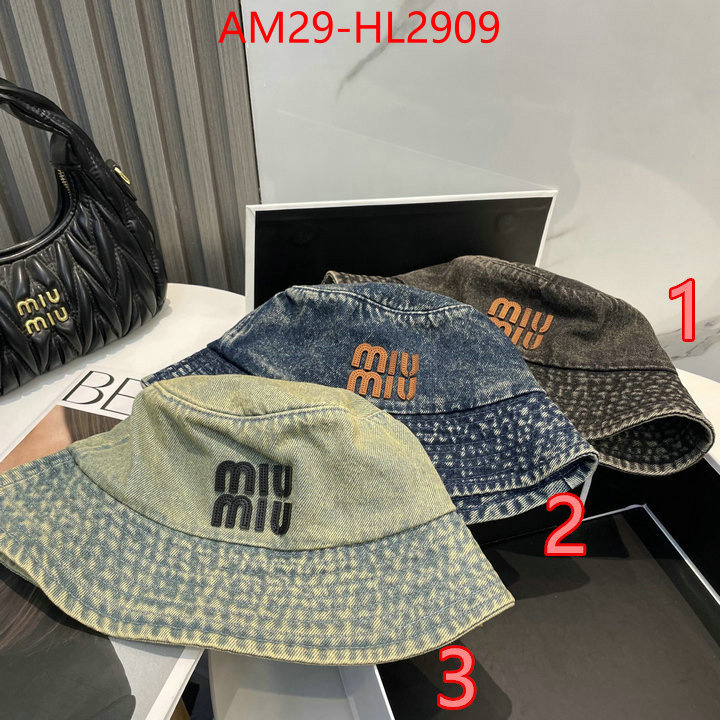 Cap(Hat)-Miu Miu designer 7 star replica ID: HL2909 $: 29USD