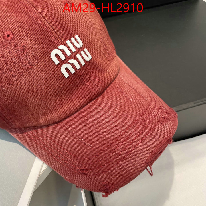 Cap(Hat)-Miu Miu best website for replica ID: HL2910 $: 29USD