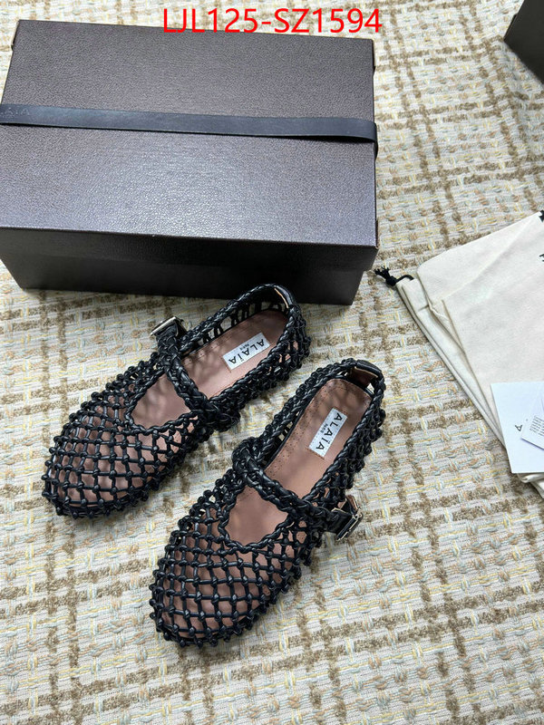 Women Shoes-ALAIA luxury fake ID: SZ1594 $: 125USD
