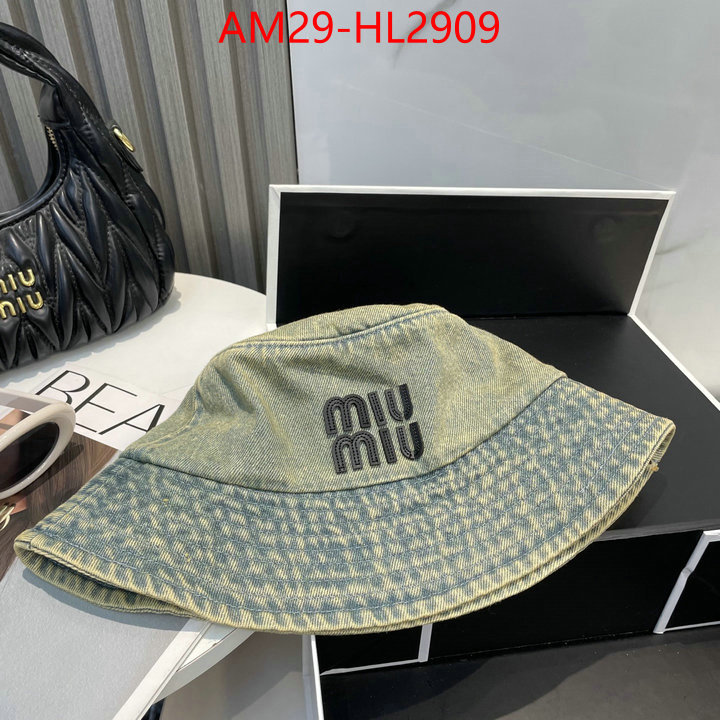 Cap(Hat)-Miu Miu designer 7 star replica ID: HL2909 $: 29USD