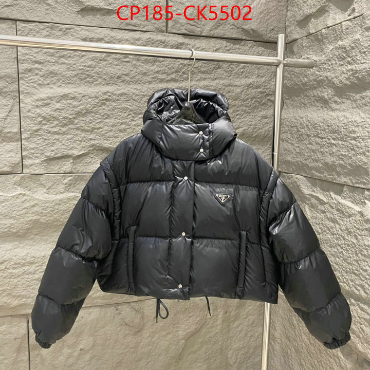 Down jacket Women-Prada 1:1 replica wholesale ID: CK5502 $: 185USD