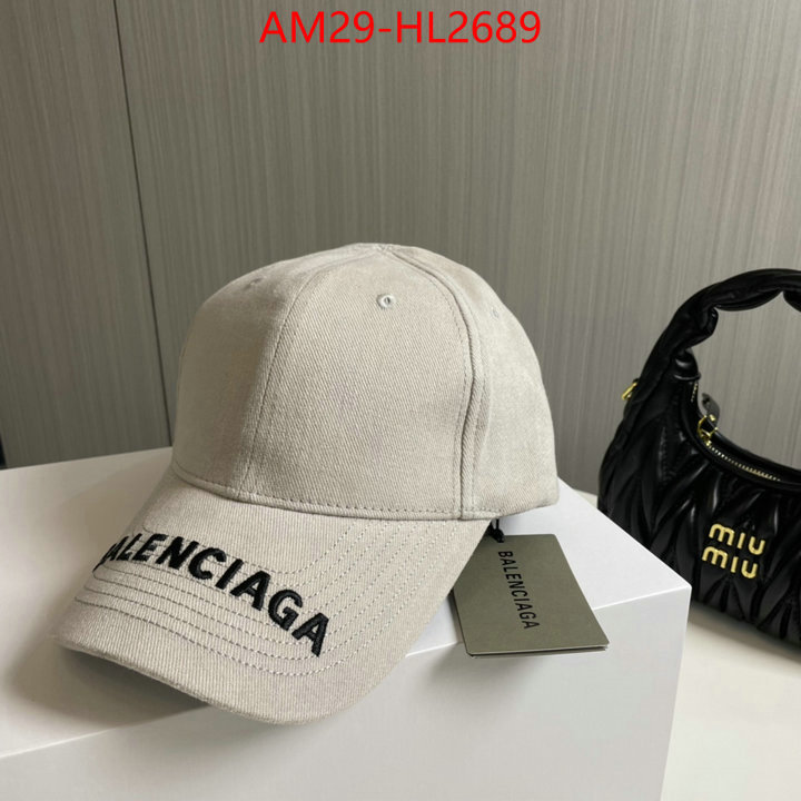 Cap(Hat)-Balenciaga replica best ID: HL2689 $: 29USD