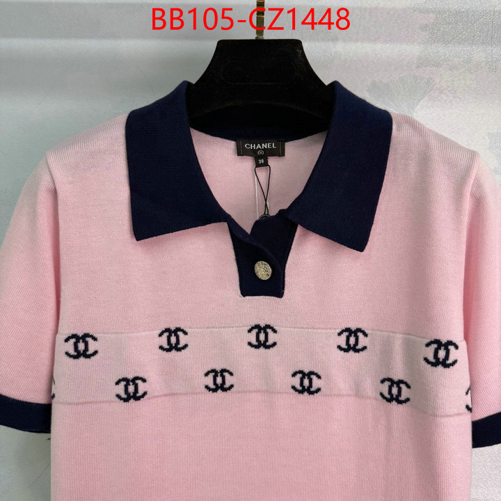 Clothing-Chanel how to start selling replica ID: CZ1448 $: 105USD