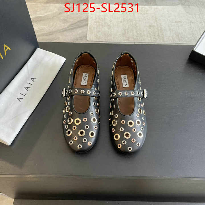 Women Shoes-ALAIA fake aaaaa ID: SL2531 $: 125USD