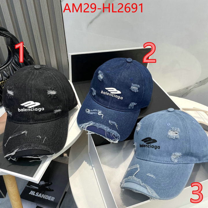 Cap(Hat)-Balenciaga styles & where to buy ID: HL2691 $: 29USD
