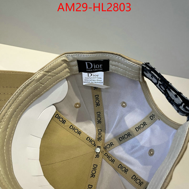 Cap (Hat)-Dior luxury fake ID: HL2803 $: 29USD