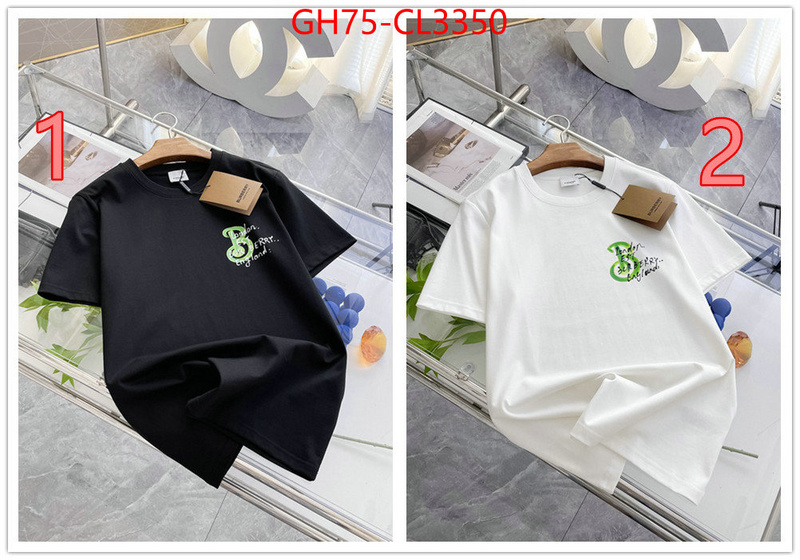 Clothing-Burberry top perfect fake ID: CL3350 $: 75USD