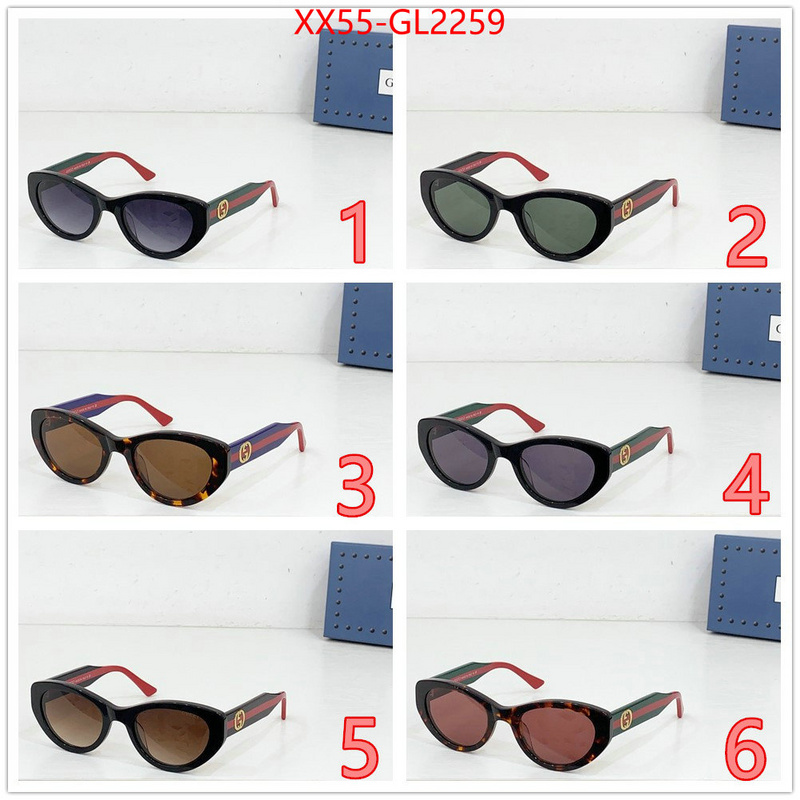 Glasses-Gucci designer fashion replica ID: GL2259 $: 55USD