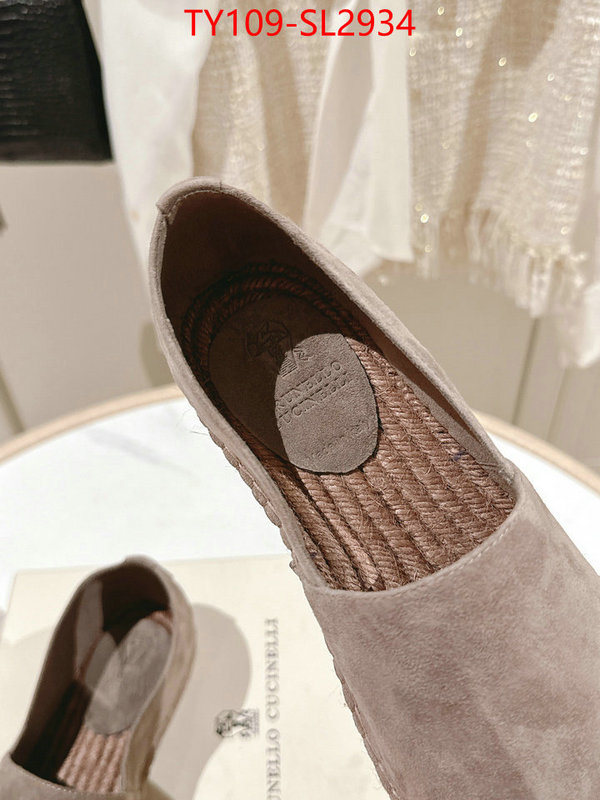 Women Shoes-Brunello cucinelli best quality designer ID: SL2934 $: 109USD