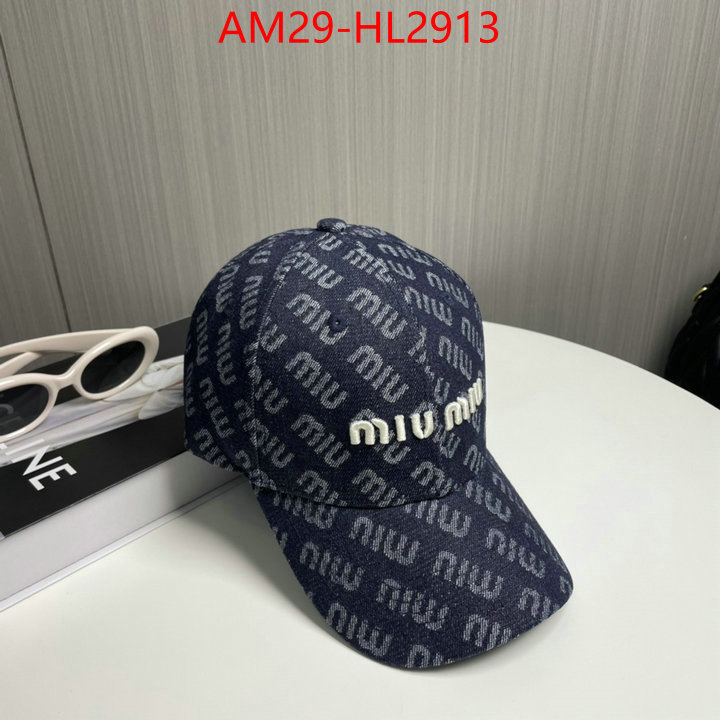 Cap(Hat)-Miu Miu only sell high-quality ID: HL2913 $: 29USD