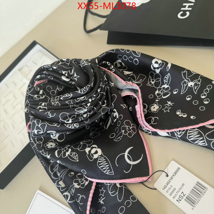 Scarf-Chanel luxury shop ID: ML3078 $: 55USD