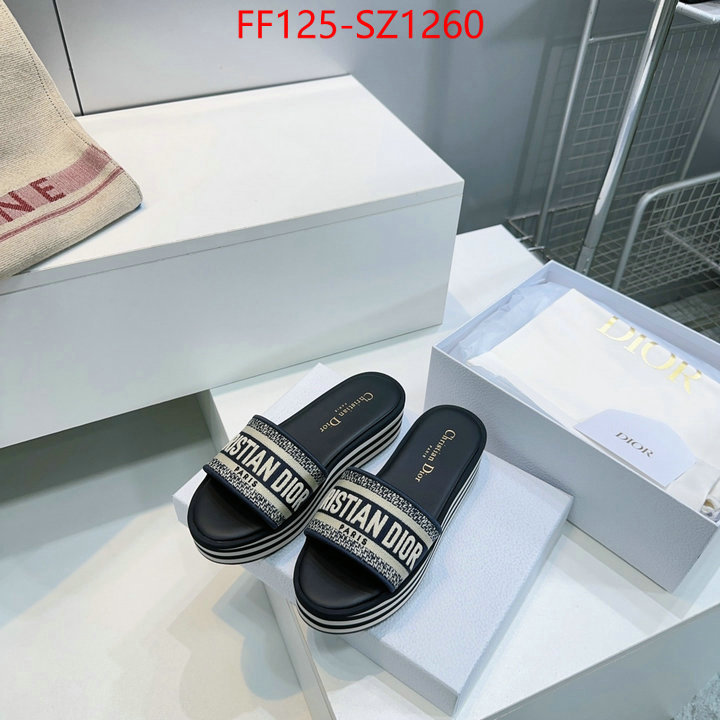 Women Shoes-Dior highest product quality ID: SZ1260 $: 125USD