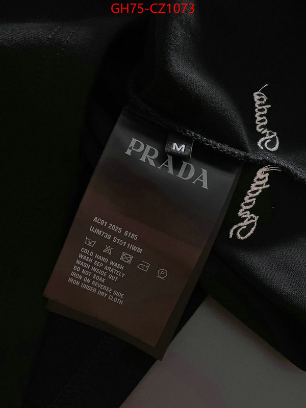 Clothing-Prada what's the best place to buy replica ID: CZ1073 $: 75USD