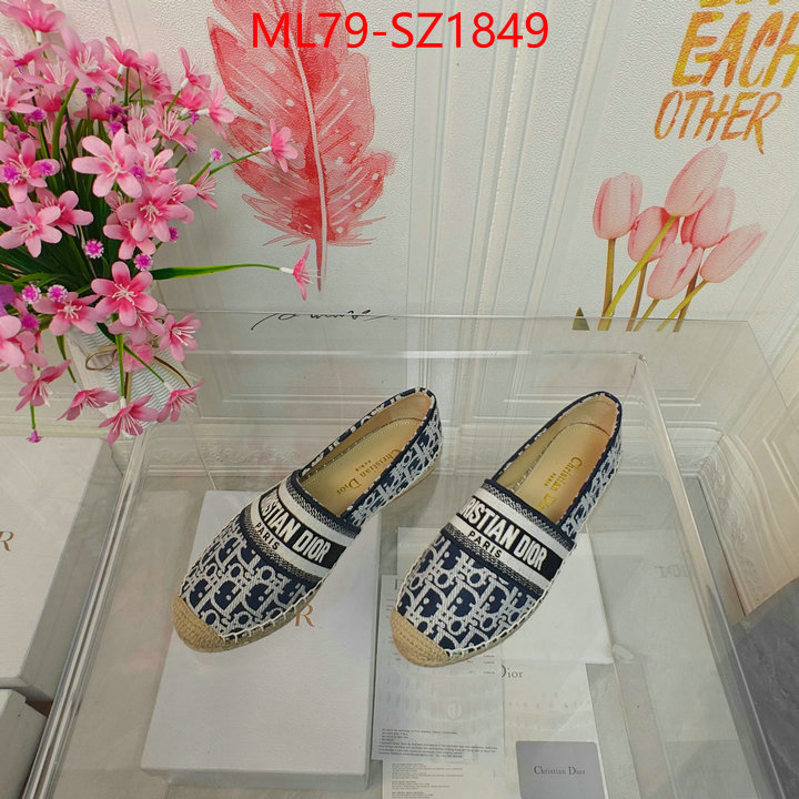 Women Shoes-Dior for sale online ID: SZ1849 $: 79USD