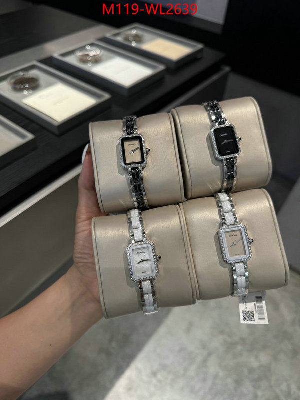 Watch(4A)-Chanel where quality designer replica ID: WL2639 $: 119USD