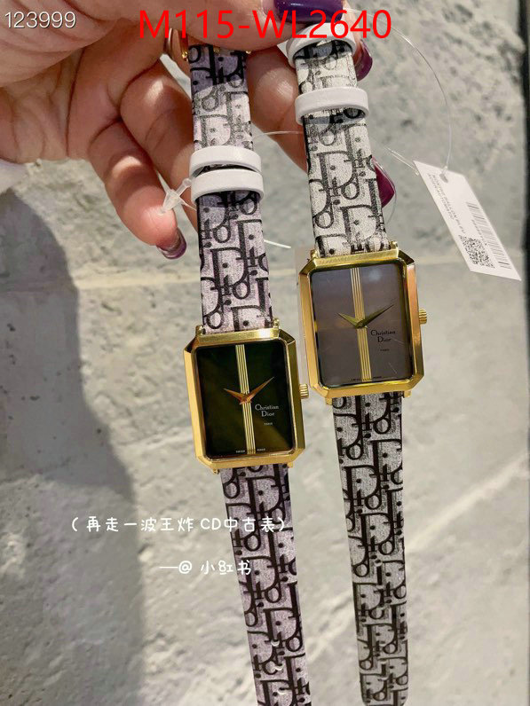 Watch(4A)-Dior best replica quality ID: WL2640 $: 115USD