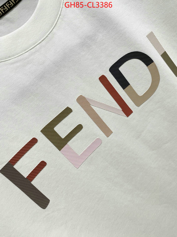 Clothing-Fendi designer wholesale replica ID: CL3386 $: 85USD