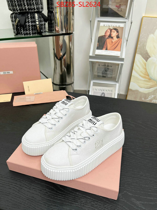Women Shoes-Miu Miu designer 1:1 replica ID: SL2624 $: 85USD