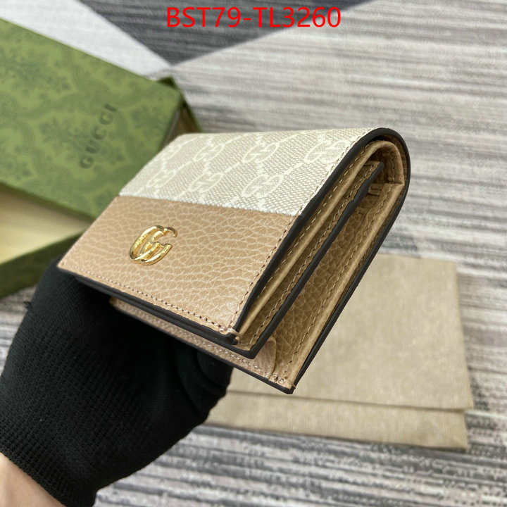 Gucci Bags(TOP)-Wallet- what best replica sellers ID: TL3260 $: 79USD,
