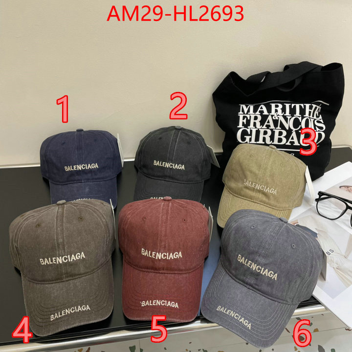 Cap(Hat)-Balenciaga we offer ID: HL2693 $: 29USD