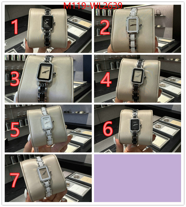 Watch(4A)-Chanel where quality designer replica ID: WL2639 $: 119USD