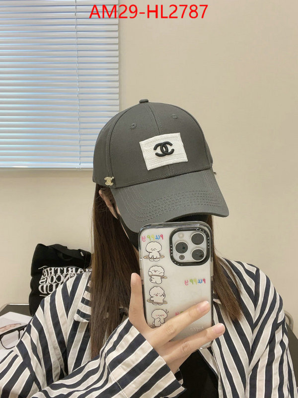 Cap (Hat)-Chanel luxury 7 star replica ID: HL2786 $: 29USD