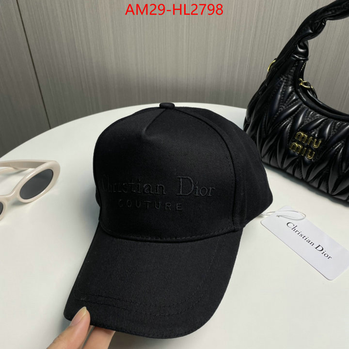 Cap (Hat)-Dior hot sale ID: HL2798 $: 29USD