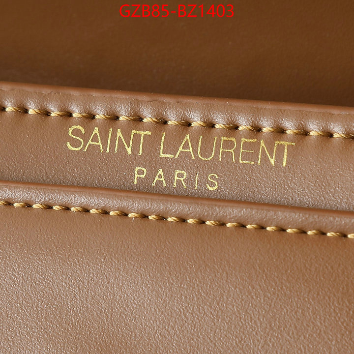 YSL Bags(4A)-Handbag- 2024 perfect replica designer ID: BZ1403 $: 85USD,
