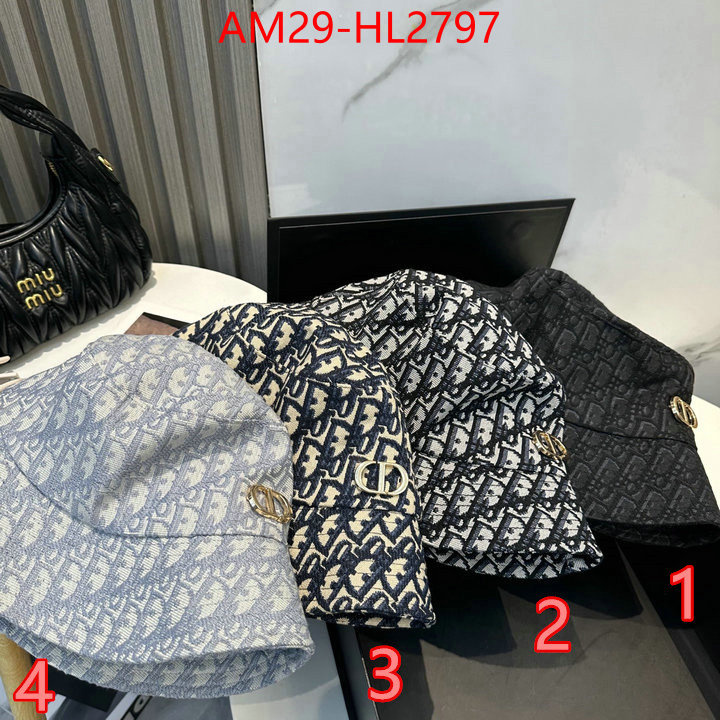 Cap (Hat)-Dior where to buy fakes ID: HL2797 $: 29USD