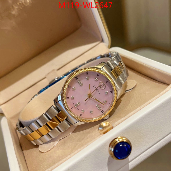 Watch(4A)-Gucci fake high quality ID: WL2647 $: 119USD