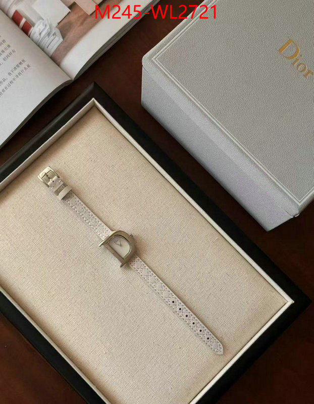Watch(TOP)-Dior best quality fake ID: WL2721 $: 245USD