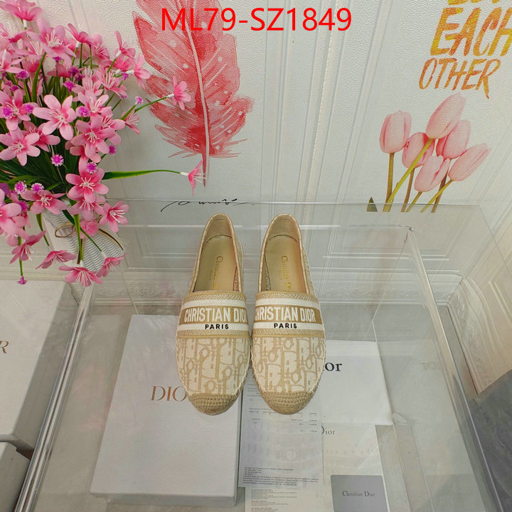 Women Shoes-Dior for sale online ID: SZ1849 $: 79USD