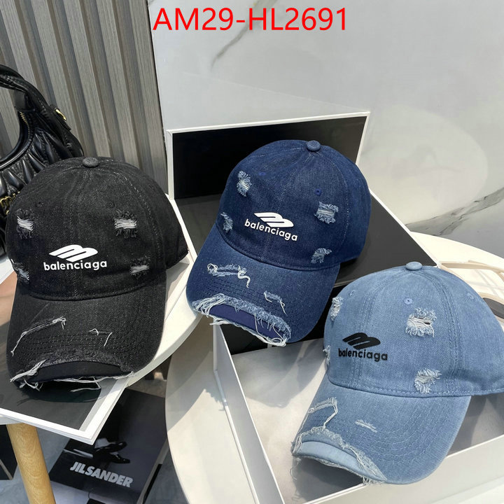 Cap(Hat)-Balenciaga styles & where to buy ID: HL2691 $: 29USD
